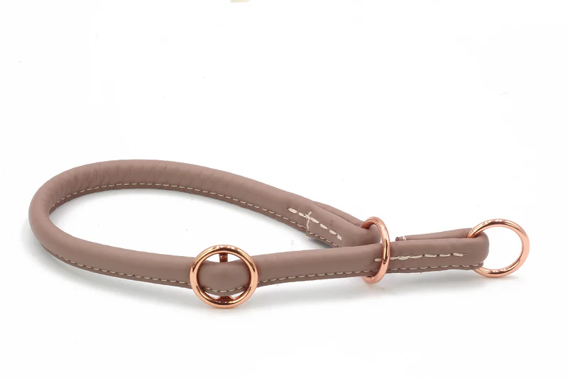 Halsband Rundgenäht Rose 1 Halsband Rundgenäht Rose