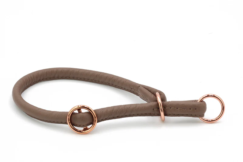 Halsband Rundgenäht Rose 3 Halsband Rundgenäht Rose – Bild 3