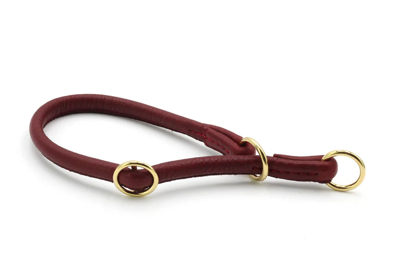 Halsband Rundgenäht Gold 2 Halsband Rundgenäht Gold – Bild 2