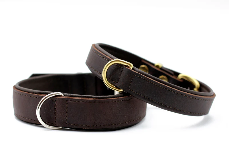 Halsband Klassik Premium Braun 4 Halsband Klassik Premium Braun – Bild 4