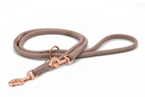 Lederleine Rundgenäht Rose